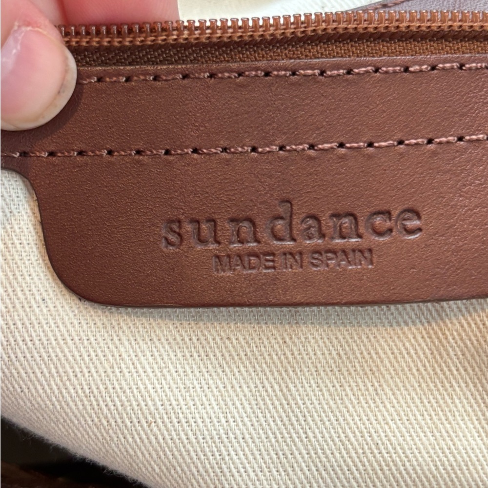 NEW! $248 Sundance Simplicity Embellished Backpack in Chocolate 100 Cow Leather - Picture 11 of 13